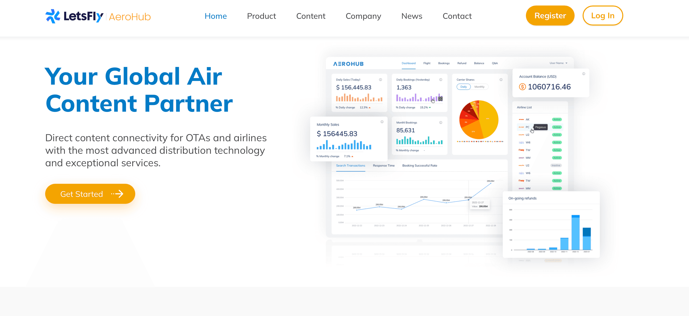 Aerohub placeholder project screenshot